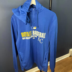Kansas City Royals, MLB Authentic Collection, Majestic Pullover, Medium